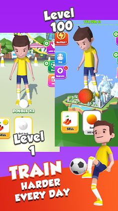 Lifting Soccer: Hero Workout - Screenshot 1