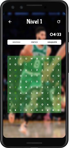 Word Search Boston Celtics - Screenshot 2