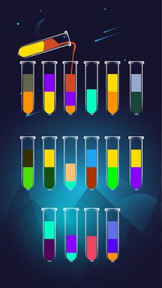 Color Sort - Water Puzzle Game - Screenshot 2