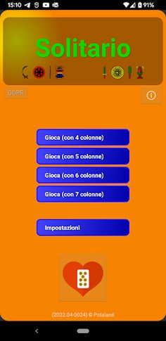 Solitaire 4,5,6,7 columns - Screenshot 1