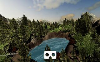 VR Mountain RollerCoaster (Goo - Screenshot 1
