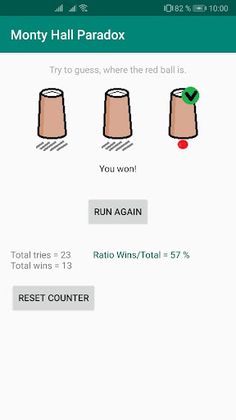 Monty Hall Paradox - Screenshot 3