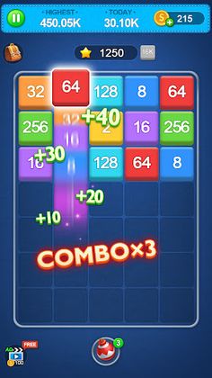 32K-2048 number game - Screenshot 1
