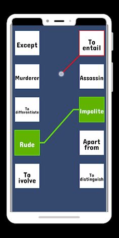Synonyms words : match puzzle - Screenshot 1