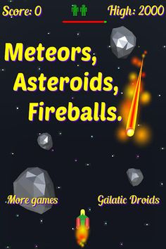 Meteors, Asteroids & Fireballs - Screenshot 1