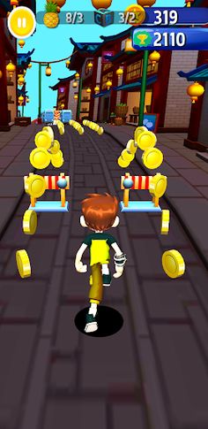 Ben Super Aliens 10 Runner 3D - Screenshot 1