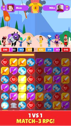 Puzzle Clash Heroes - Screenshot 1