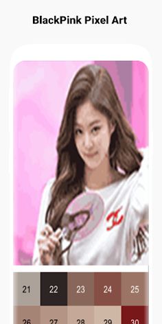 Blackpink pixel art kpop color - Screenshot 3