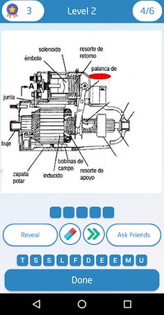 Car quiz mechanic game - Screenshot 1