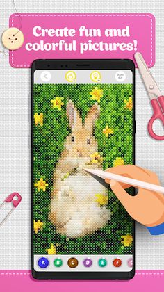 Cross Stitch Coloring Art - Screenshot 3