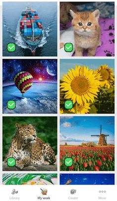 Cross Stitch Color by Number - Screenshot 2