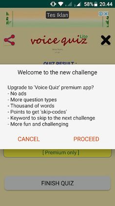 Voice Quiz Lite - Screenshot 4
