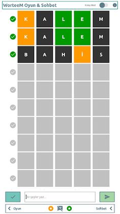 WorteeM - Sohbet içinde oyun - Screenshot 1