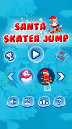 Santa Skater Jump - Screenshot 1
