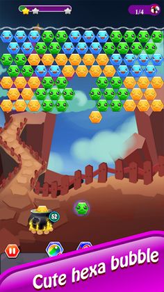 Hexa Bubble Shooter : Blast Ma - Screenshot 3