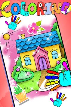 Sanrio House coloring drawing - Screenshot 3
