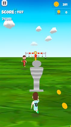 Pulga Run - football runner - Screenshot 2