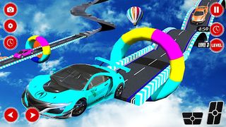 Crazy Car Stunt 3D Mega Ramp - Screenshot 2