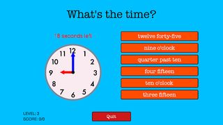 QS Clocks - Learn to tell time - Screenshot 1