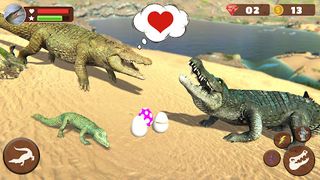 Wild Crocodile Family Sim Game - Screenshot 2