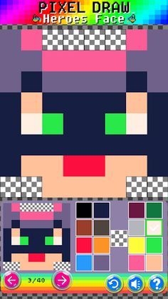 pixel draw heroes - Screenshot 1