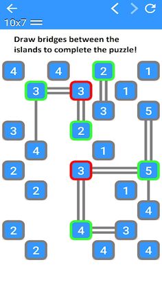 Hashi - Daily Bridge Puzzles - Screenshot 1