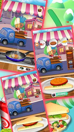 sandwich maker baking fun game - Screenshot 3