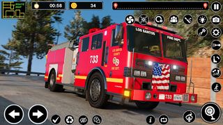 US Fire Truck-Firefighter Game - Screenshot 2