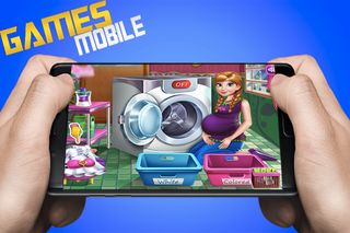 princess laundry - game Pregna - Screenshot 1