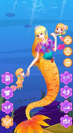 Mermaid Dressup HD - Screenshot 3