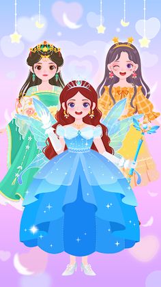 DuDu Princess dress up game - Screenshot 1