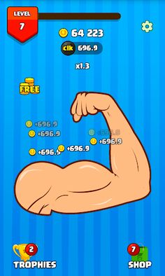 Tap Biceps - Clicker - Screenshot 2