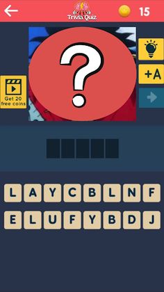 Guess Characters - Screenshot 3