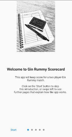 Gin Rummy Scorecard - Screenshot 1