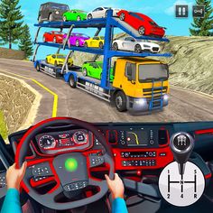 Cars Transporter Trailer Truck - Screenshot 1