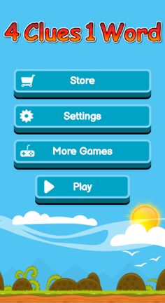 4 Clues Guess Word–Puzzle Game - Screenshot 1