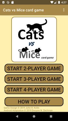 Cats vs Mice card game - Screenshot 1