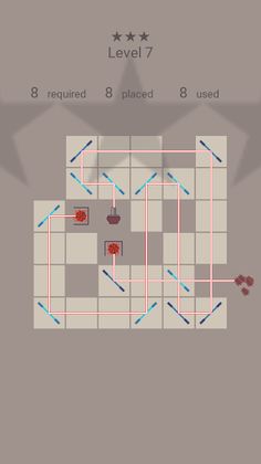 Lasers & Mirrors Puzzle: Warps - Screenshot 2