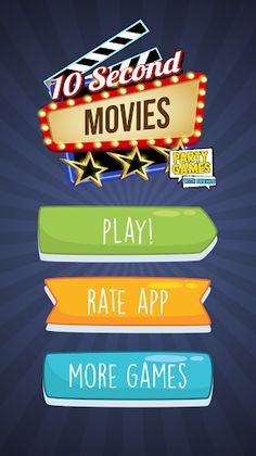 10 Second Movies - Party Games - Screenshot 1