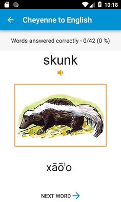 Cheyenne Vocab Builder - Screenshot 4