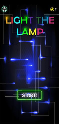 Light The Lamps - puzzle game - Screenshot 1