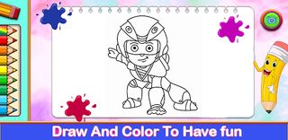 Vir Robot Boy Coloring book - Screenshot 1