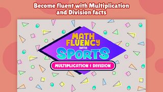 Math Fluency with Sports: x, ÷ - Screenshot 1