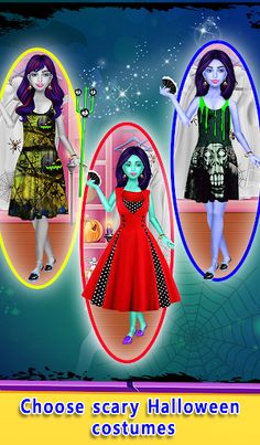 Halloween Makeover Salon Games - Screenshot 4
