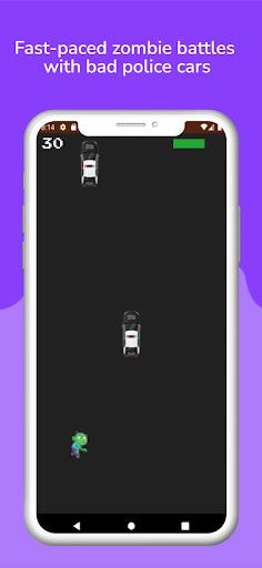 Mini Zombie vs Police cars - Screenshot 1