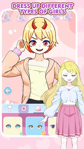 Anime Beauty Girl Dress Up - Screenshot 3