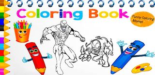 Superhero Venom coloring - Screenshot 2