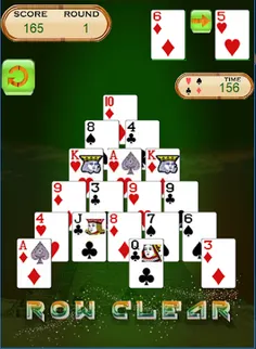 Pyramid Solitaire - Math Fun. - Screenshot 1