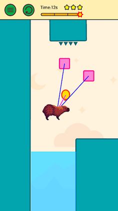 Capybara Swing - Puzzle Game - Screenshot 3