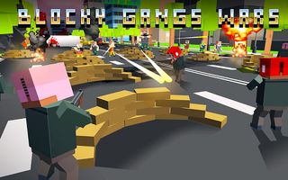 Blocky Shooter: Mafia War - Screenshot 1